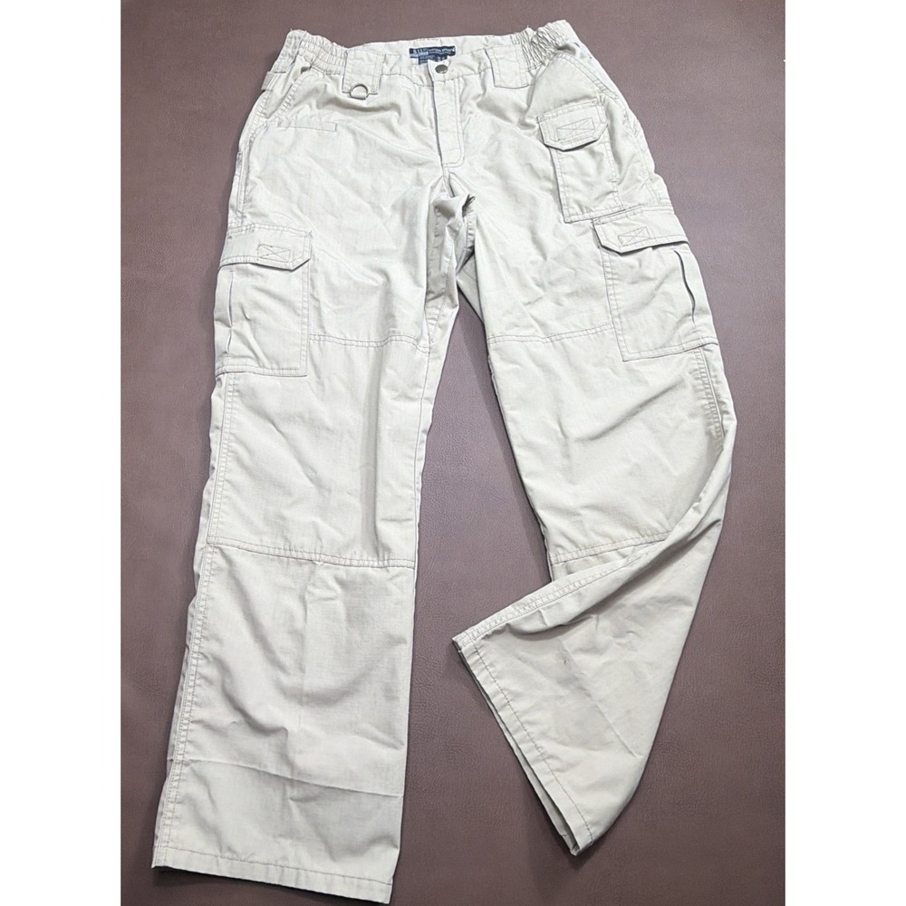 511 Tactical Pants Womens 10 Beige Pro Ripstop Cargo Utility Workwear 30"